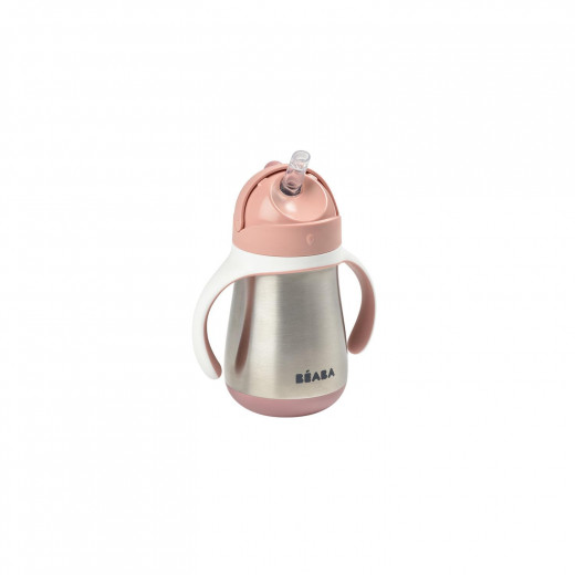 Beaba čaša inox 250 ml, old pink 