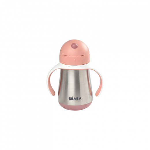 Beaba čaša inox 250 ml, old pink 