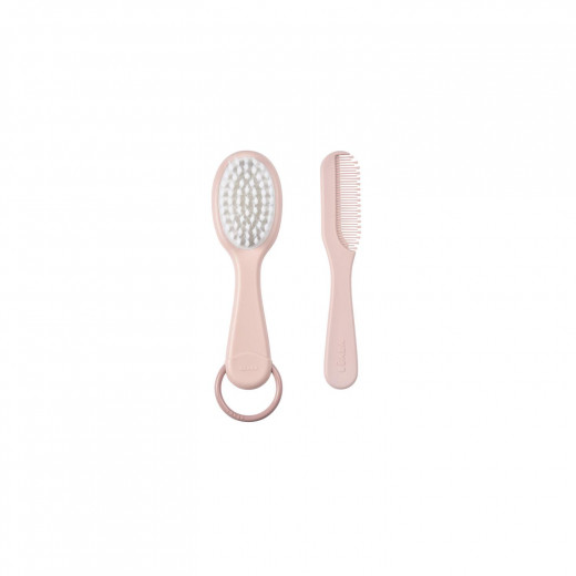 Beaba češalj i četka, old pink 