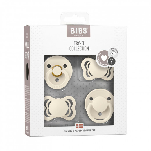 Bibs laža Try-it Ivory 4kom 