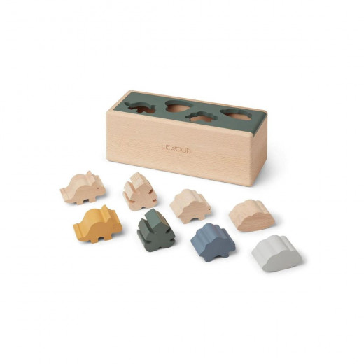 Liewood igr. drveni sorter oblika Midas, Dino 