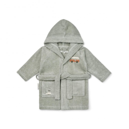 Liewood bade mantil Kenna vel 1/2y, Dove blue 