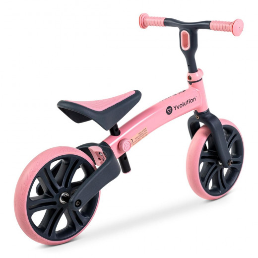 Yvolution junior balans bicikl Velo, roze 