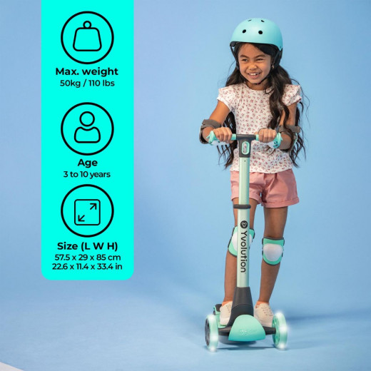 Yvolution trotinet YGlider Nua, zeleni 