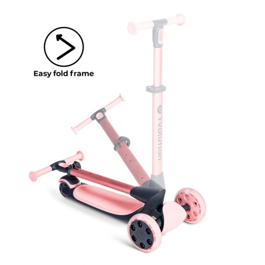 Yvolution trotinet YGlider Nua, rozi 