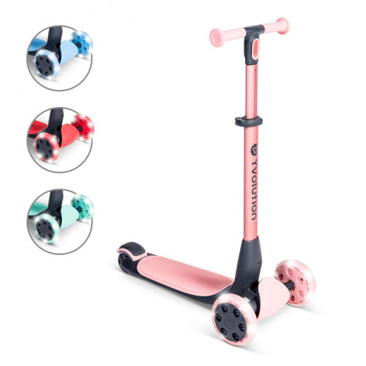 Yvolution trotinet YGlider Nua, rozi 