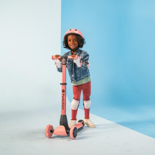 Yvolution trotinet YGlider Nua, rozi 