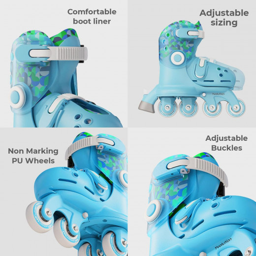 Yvolution roleri Twista podesivi vel 23-28, plavi 