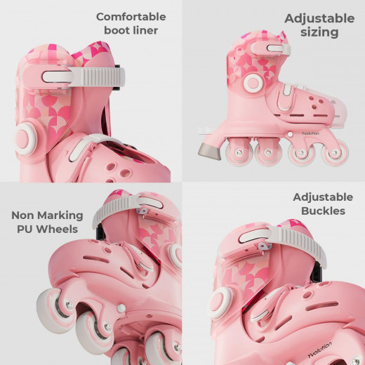 Yvolution roleri Twista podesivi vel 23-28, roze 