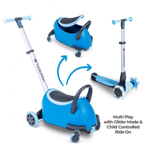 Yvolution guralica/trotinet 5u1 YgliderLuna,plava 