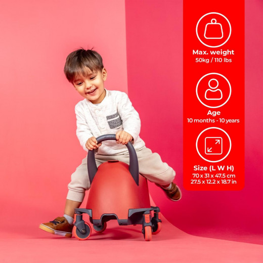 Yvolution guralica/trotinet 5u1 YgliderLuna,crvena 