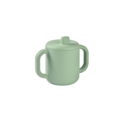 Beaba silikonska šolja za učenje 300ml, sage green 