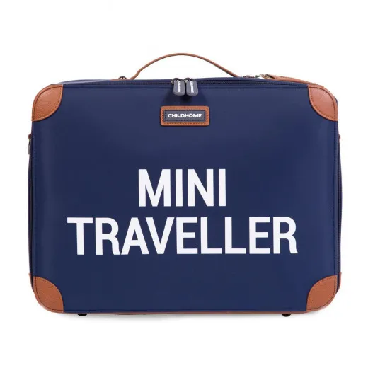Child home dečiji kofer Mini Traveller, navy white 