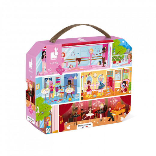 Janod slagalica-plesna akademija 100 kom 