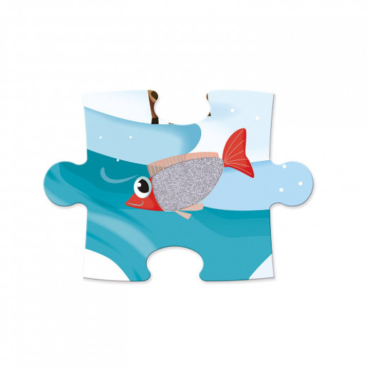 Janod TACTILE slagalica-život na ledu 20 kom 