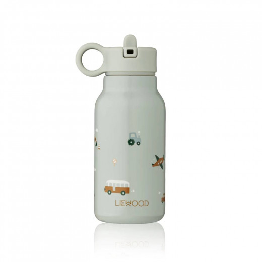 Liewood termos boca 250ml Falk, Vehicles/dove blue 