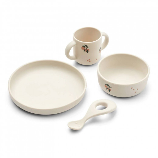 Liewood silik set za hr 4 pcs Vivi, Peach/Seashell 