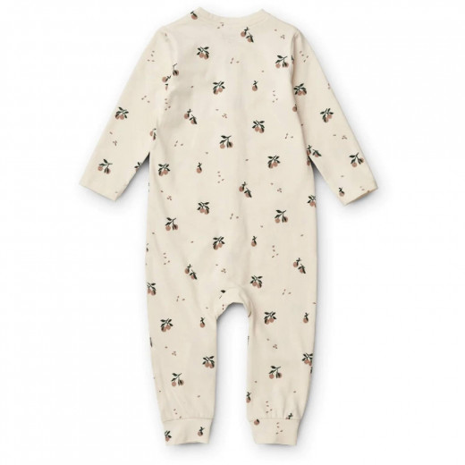 Liewood pidžama jednodelna Birk, Peach/Sea shell 