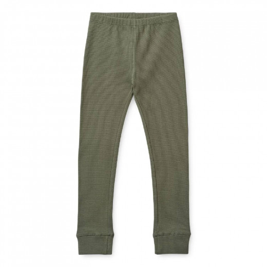 Liewood pidžama set Croydon Waffle, Faune green 