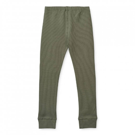 Liewood pidžama set Croydon Waffle, Faune green 