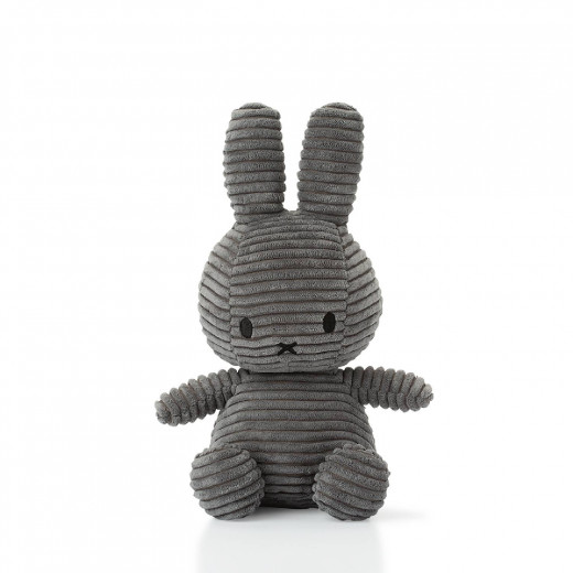 Miffy plišani zeka Corduroy 23cm, Grey 
