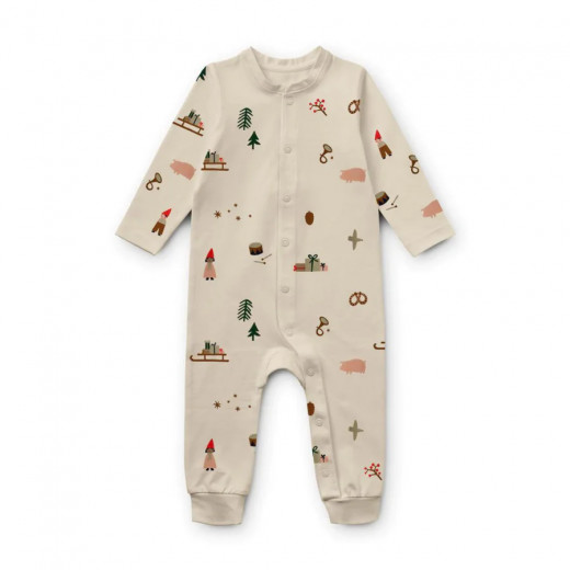 Liewood pidžama jednodelna Birk, Holiday/Sandy 