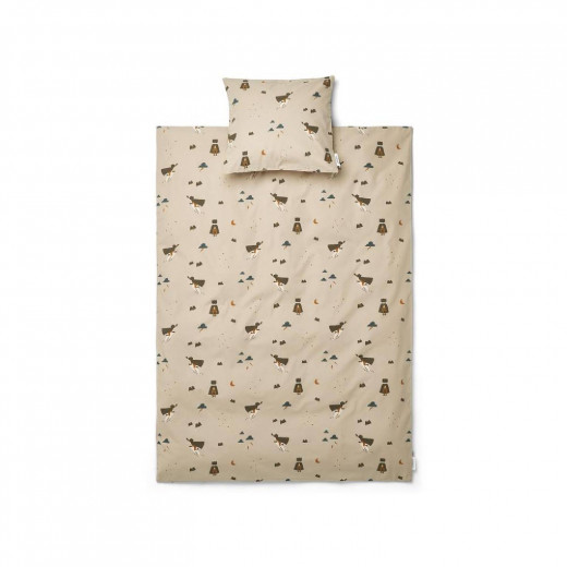 Liewood posteljina za decu Ingeborg, SuperDune mix 