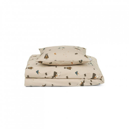 Liewood posteljina za decu Ingeborg, SuperDune mix 