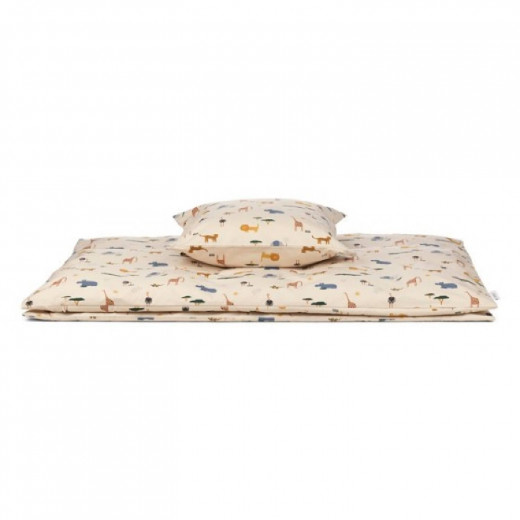 Liewood posteljina za odrasle Carl, Safari sandy 