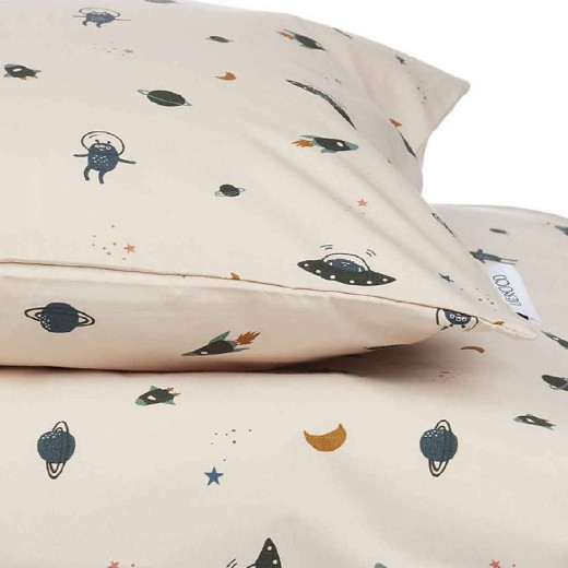 Liewood posteljina za odrasle Carl, Space sandy 