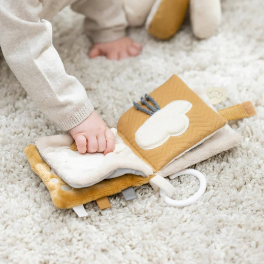 Nattou plišana knjiga za bebe 