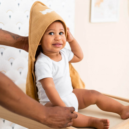 Nattou peškir Charlie sa kapuljačom i rukavicama 