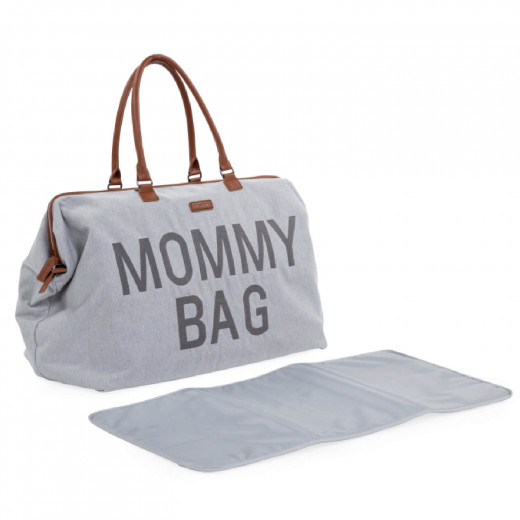 Child home Mommy Bag Big, Ručna torba canvas, grey 