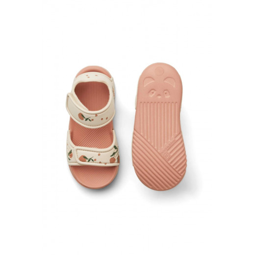 Liewood sandale Blumer, Peach/Sea shell 