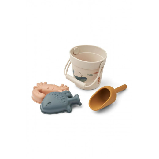 Liewood set za plažu Kit Mini, Sea creature/Sandy 