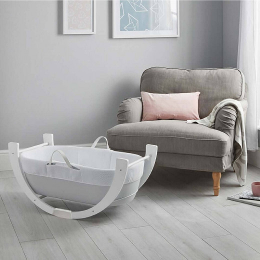 Shnuggle Dreami M nosiljka/kolevka+stal.+duš,Grey 