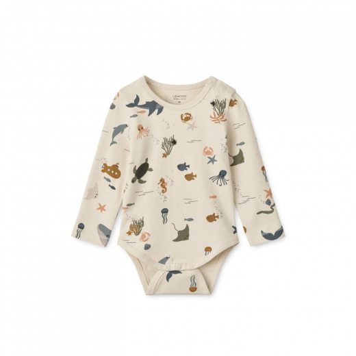 Liewood bodi benka Yanni 2kom, SeaCSandy/CrispW 