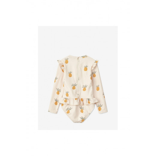 Liewood jednodelni kupaći Sille, Pineapples/CloudC 