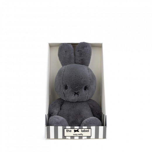 Miffy Cozy plišani zeka u pokl. kutiji 23cm, Grey 