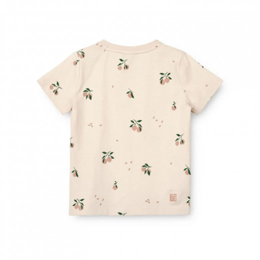 Liewood majica kk Apia, Peach/Sea shell 