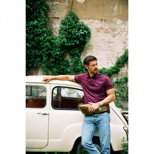 Beberusha nosiljka za bebe Bronza Eko Koža 