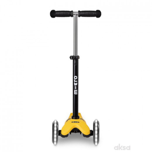 Micro trotinet Mini Deluxe Lite LED žuti 
