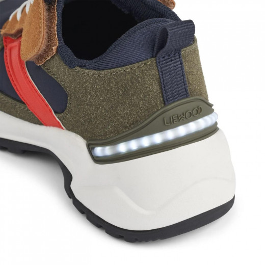 Liewood patike Evri Flash/Army brown multi mix 