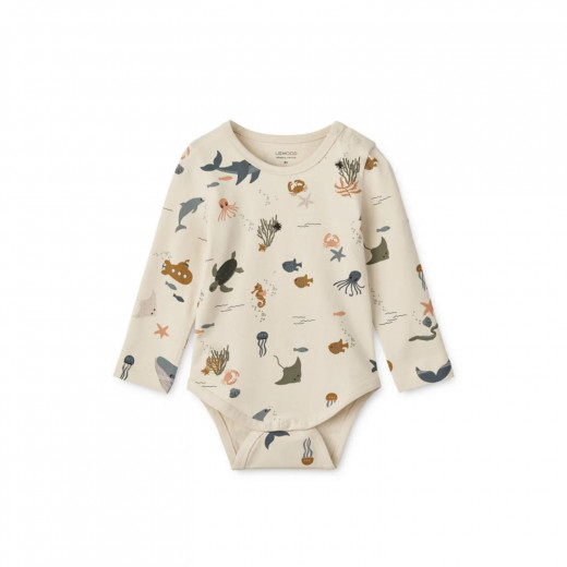 Liewood bodi benka Yanni 2kom, SeaCSandy/CrispW 