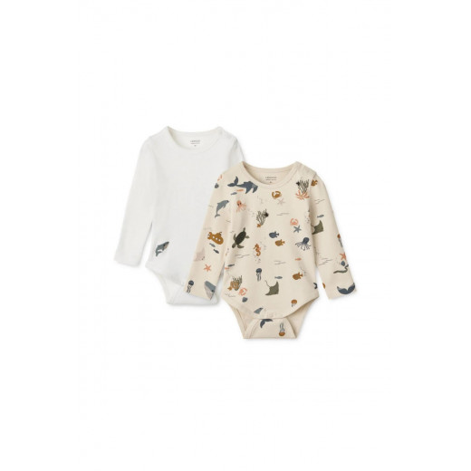 Liewood bodi benka Yanni 2kom, SeaCSandy/CrispW 