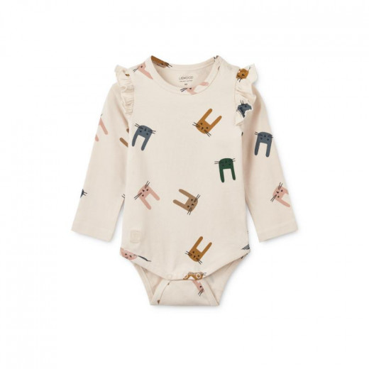 Liewood bodi benka Yanni 2kom,Bunny Sandy/Pale T 