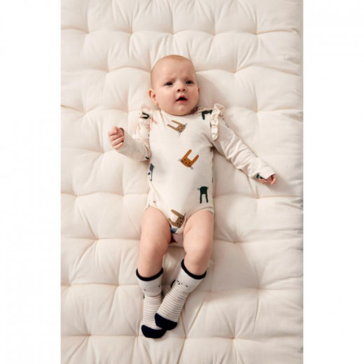 Liewood bodi benka Yanni 2kom,Bunny Sandy/Pale T 