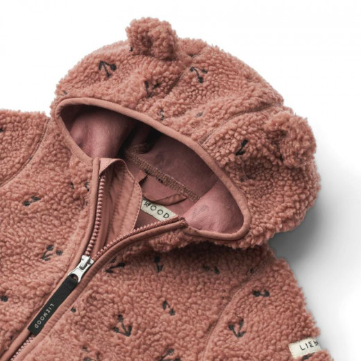 Liewood jakna Mara Pile,Cherries/Dark rosetta 