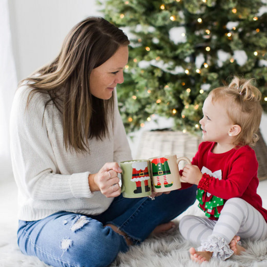 Pearhead set  božićnih šolja,Santa & Elf 