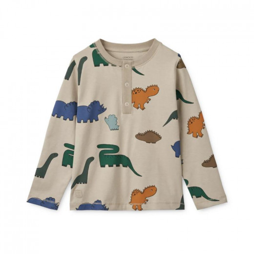 Liewood pidžama Wilhelm,Dinosaurs / Mist 